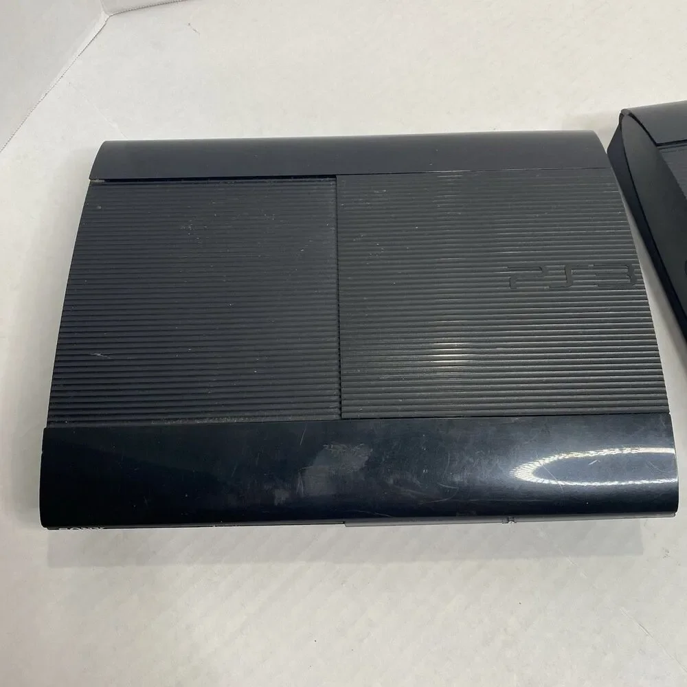 PS3 Lot Of 6, 2 Consoles, 2 Games, 2 Controllers For Parts And Repairs Read